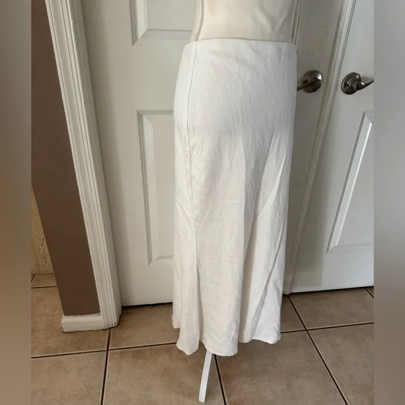 Anthropologie The Tilda Slip Skirt: Linen Edition. Size LP. MSRP $138 - Picture 10 of 15